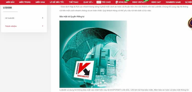 Cam kết bảo mật và quyền riêng tư