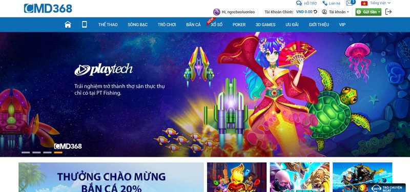 Game bắn cá mang đến trải nghiệm thú vị cho người chơi