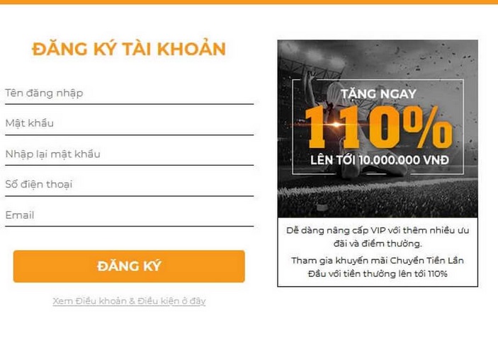 Đăng ký Debet hội viên cần sử dụng số điện thoại cá nhân của mình