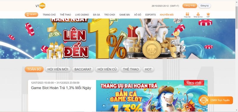 Truy cập VT999 bằng đường dẫn chính thức của nhà cái 