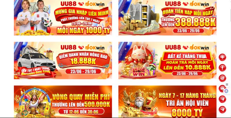 UU88 tung khuyến mãi khủng